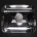 Cleavelandite inclusion in Quartz